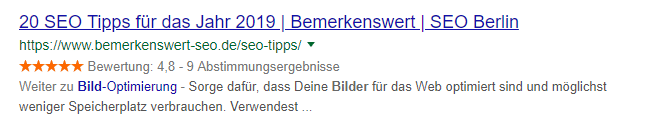 Inhaltsverzeichnis als SEO Kriterium